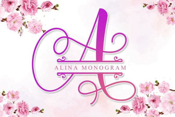 Alina Monogram Font: A Charming Touch for Creative Projects
