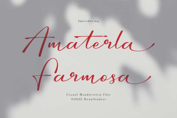 Amaterla Farmosa: The Handwritten Font for Authentic Branding