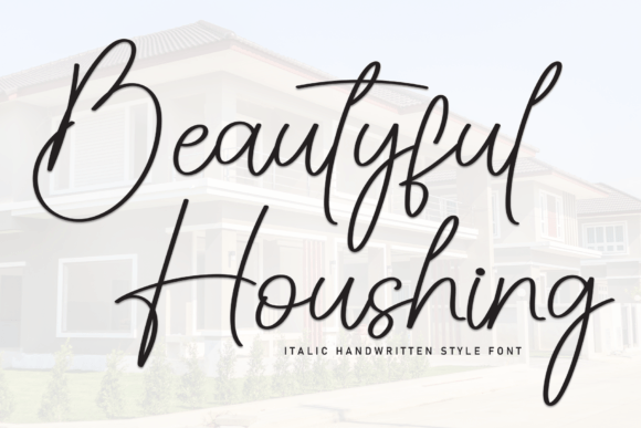 Beautyful Houshing Font: The Sweet, Handwritten Touch Your Designs Crave