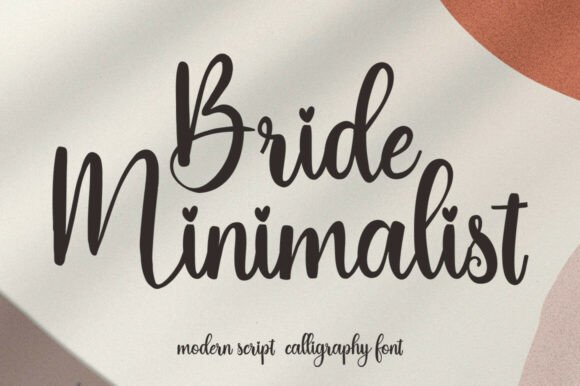 Bride Minimalist Font: Elegant Script for Modern Designs