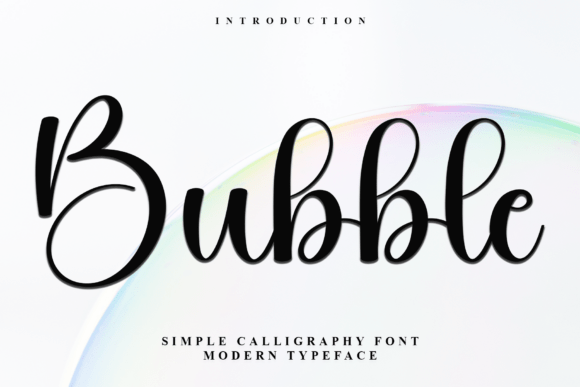 Bubble Font and Butterfly: A Playful Typeface for Creative Brands