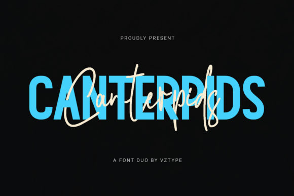 Canterpids Font Duo: Where Elegance Meets Versatility