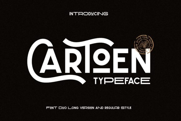 Cartoen Font Duo: A Vintage-Ready Typeface for Modern Creators