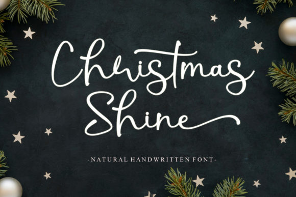 Christmas Shine: The Script Font for Elegant Branding