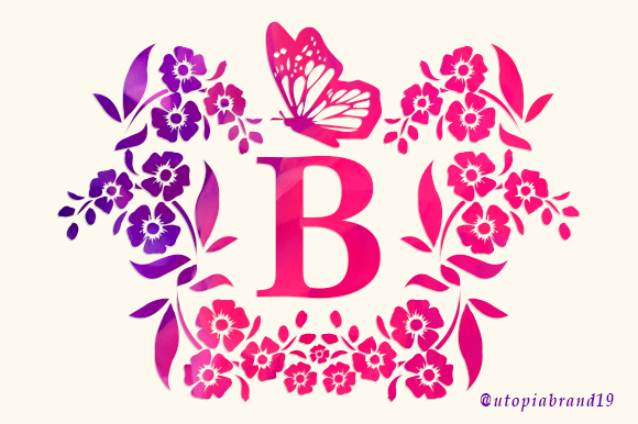 Flower Butterfly Monogram Font: A Designer's Guide to Ornate Typography