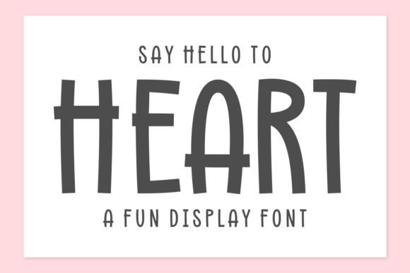 Heart Font: A Hand-Drawn Typeface for Genuine Connection