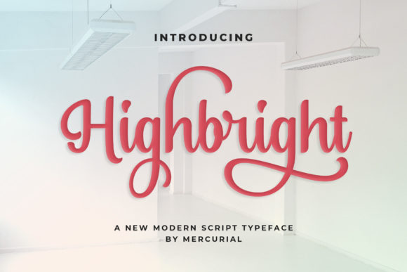 Highbright Font: A Vintage Script for Modern Brands