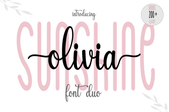 Let Your Typography Dance: The Versatility of Sunshine Olivia