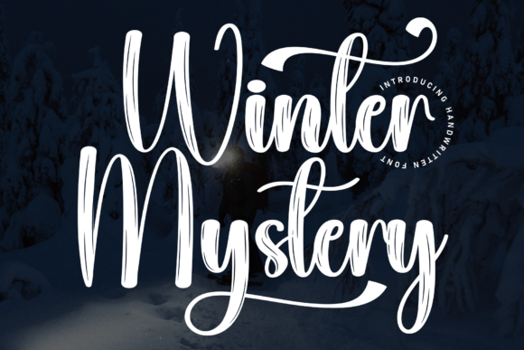 Winter Mystery Font: A Handwritten Typeface That Feels Like Home