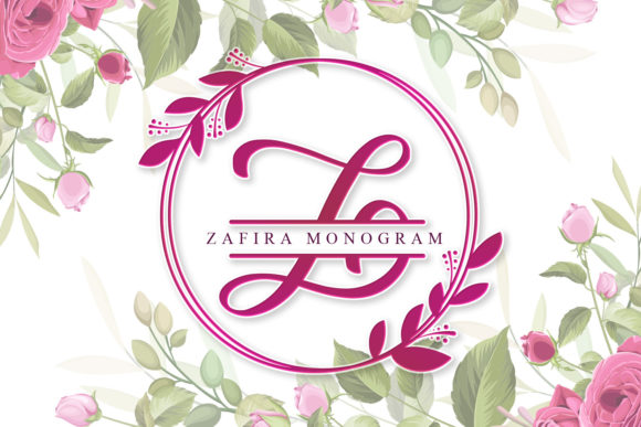 Zafira Monogram Font: Where Delicate Charm Meets Everyday Design